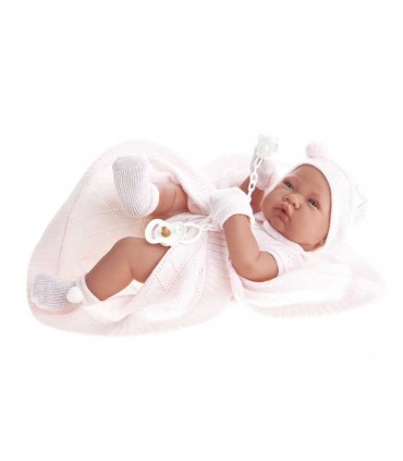 Recién Nacida Toquilla Rosa Muñecas Antonio Juan | La Granota