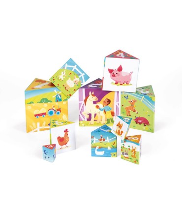 Pirámide Triangular La Vida en la Granja Janod | La Granota