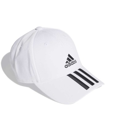 Adidas gorra Baseball Blanco/Negro Tres Bandas | Gorras en La Granota
