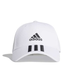 Adidas gorra Baseball Blanco/Negro Tres Bandas | Gorras en La Granota