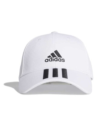 Adidas gorra Baseball Blanco/Negro Tres Bandas | Gorras en La Granota