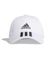 Adidas Gorra Baseball Blanco/Negro Tres Bandas