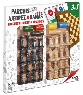 Tablero Parchís Ajedrez Damas | La Granota