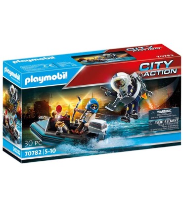 Persecución Policial con Mochila Propulsora Playmobil 70782 | La Granota