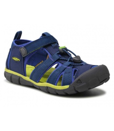 Sandalia Keen Seacamp II CNX Blue Depths Chartreuse | La Granota