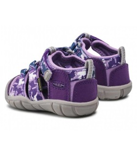 Sandalia Keen Seacamp II CNX Camo / Tillandsia Purple Infantil