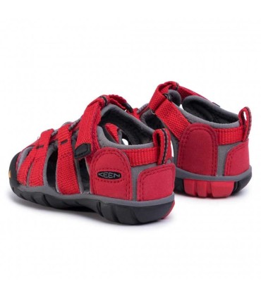 Sandalia Niño Keen Seacamp II CNX Rojo/Gris/Negro | La Granota