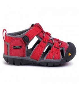 Sandalia Niño Keen Seacamp II CNX Rojo/Gris/Negro | La Granota