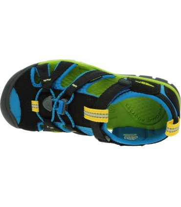 Sandalia Keen Seacamp II CNX Negro - Azul Brillante | La Granota