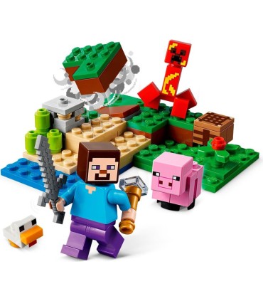 La Emboscada del Creeper Lego Minecraft 21177 | La Granota