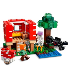 La Casa Champiñón Lego Minecraft 21179