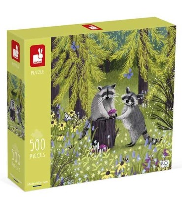 Puzzle Mapaches Janod 500 Piezas | La Granota