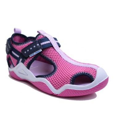 Sandalia Geox Wader Rosa/Azul | La Granota