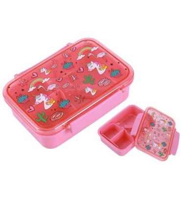 Fiambrera con Separador y Cubiertos IDrink Kids | La Granota