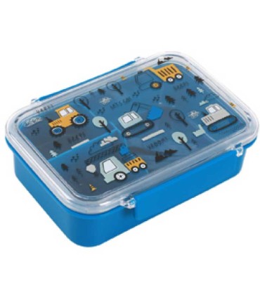 Fiambrera con Separador y Cubiertos. Camiones