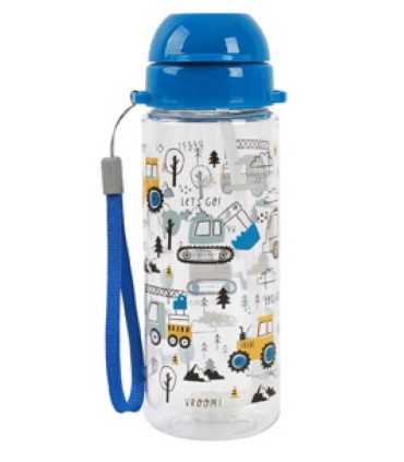 Botella Tritan Decorada. Camiones