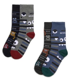 Calcetín Niño Pack de 2 Ysabel Mora | La Granota