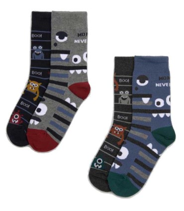 Calcetín Niño Pack de 2 Ysabel Mora | La Granota