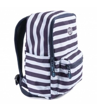 Mochila Ocean's Wave Infantil Rayas Azules | La Granota