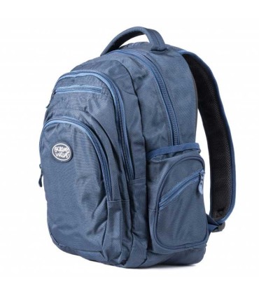 Mochila Ocean's Wave Multizipper Azul Olas | La Granota