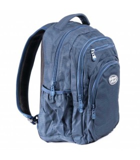 Mochila Ocean's Wave Multizipper Azul Olas