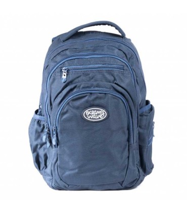 Mochila Ocean's Wave Multizipper Azul Olas | La Granota