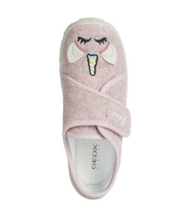 Zapatillas De Estar Por Casa Geox Nymel Rosa | La Granota