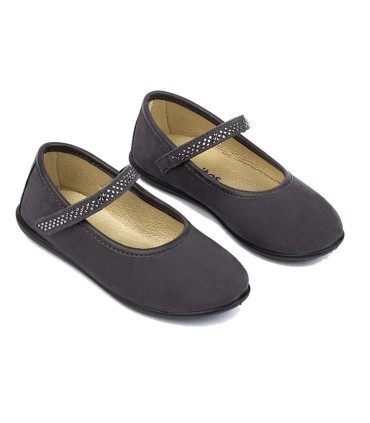 Merceditas Niña Conguitos Gris Oscuro | La Granota