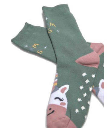 Calcetín Térmico Antideslizante Unicornio Ysabel Mora | La Granota