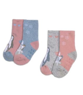 Calcetín Bebé Antideslizante Ysabel Mora Pack 2 Unidades | La Granota