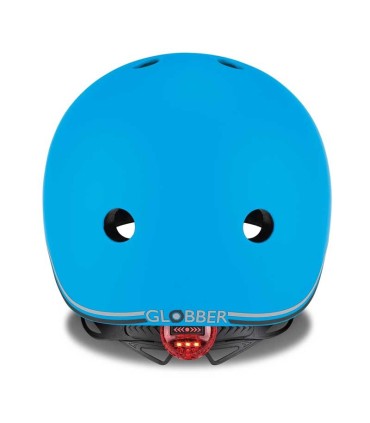 Casco Para Niños Globber Go Up Lights Azul Cielo | La Granota