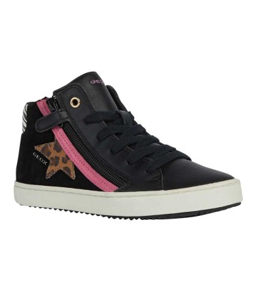 Bota Niña Geox Kalispera Black Fucsia | La Granota