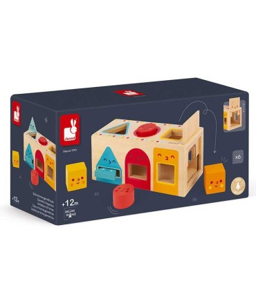 Caja Con Formas Geométricas Janod | La Granota