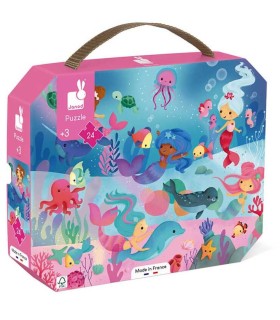 Puzzle Sirenas Janod 24 Piezas