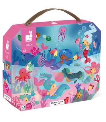 Puzzle Sirenas Janod 24 Piezas | Puzzles en La Granota
