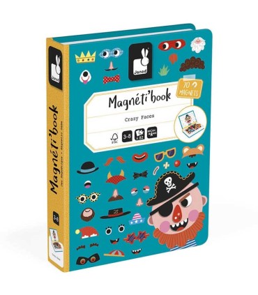Libro Magnético Crazy Faces Chicos | La Granota