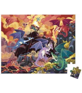 Puzzle Tierra De Dragones Janod 54 Piezas | La Granota