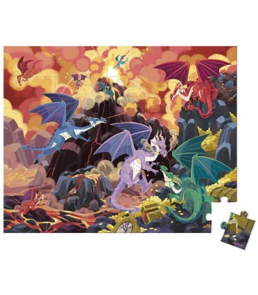 Puzzle Tierra De Dragones Janod 54 Piezas | La Granota