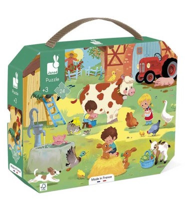 Puzzle Un Día En La Granja Janod 24 Piezas | La Granota