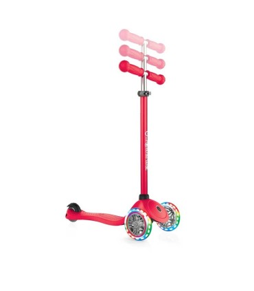 Patinete Globber Primo Lights Rojo | La Granota