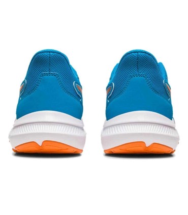Deportiva Niño Asics Jolt 4 Island Blue/Sun Peach Cordones | La Granota