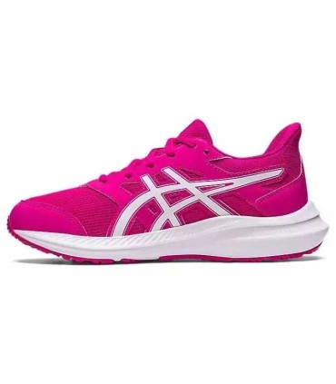 Deportiva Niña Asics Jolt 4 Pink Rave/ White Cordones | La Granota