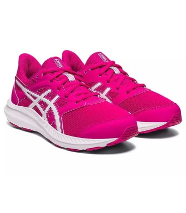Deportiva Niña Asics Jolt 4 Pink Rave/ White Cordones | La Granota