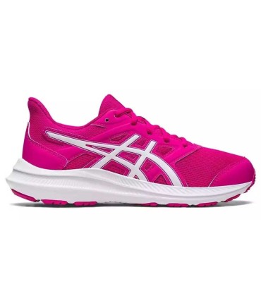 Deportiva Niña Asics Jolt 4 Pink Rave/ White Cordones | La Granota