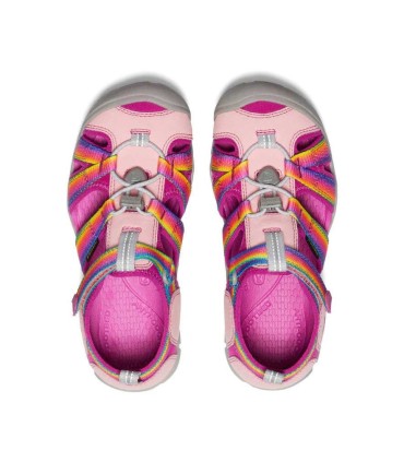 Sandalia Keen Seacamp II CNX Rainbow/Festival Fuchsia | La Granota