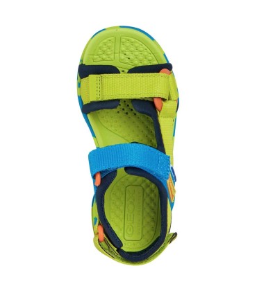 Sandalia Niño Geox Borealis Lime Sky | La granota