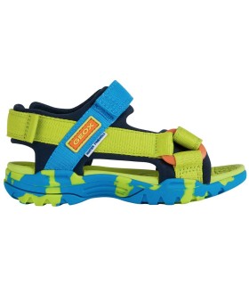 Sandalia Niño Geox Borealis Lime Sky | La granota