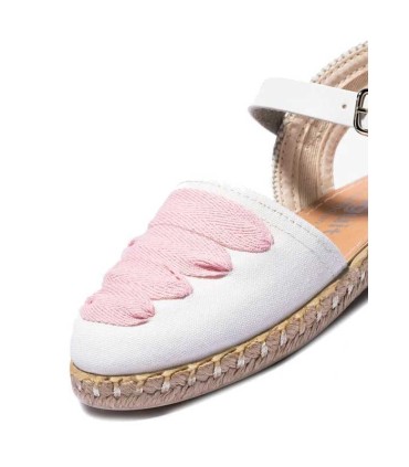 Lona Niña Conguitos Piqué Blanco Rosa | La Granota