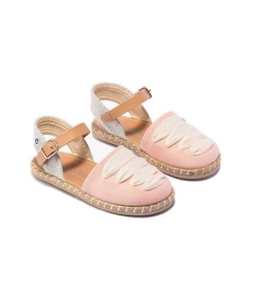 Lona Osito Pique Rosa Blanco