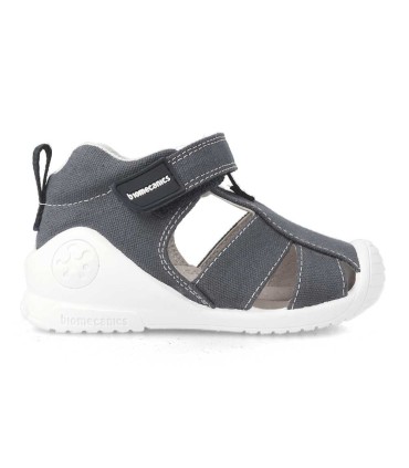 Sandalia de Lona Biomecanics Azul Marino | La Granota